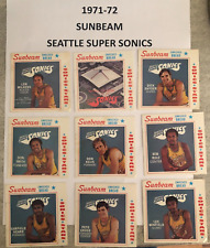 SEATTLE SUPER SONICS 1971-72 SUNBEAM BREAD Cards YOU PICK!  Snyder Rule Heard, used for sale  Shipping to South Africa