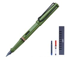 Pluma estilográfica Green Edition LAMY Safari limitada punta fina con caja segunda mano  Embacar hacia Mexico