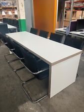 White boardroom table for sale  CHORLEY