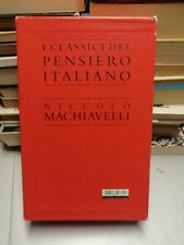 Niccolò machiavelli classici usato  Italia