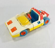 "Coche de juguete vintage Chicco primer deportivo de rally blanco amarillo azul 12""", usado segunda mano  Embacar hacia Argentina