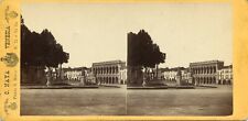 Piazza S. Marco - C. NAYA VENEZIA- FOTOSTEREO ca. 1870 na sprzedaż  PL