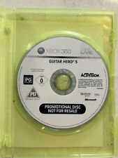 Usado, Guitar Hero 5 Xbox 360 DISCO PROMOCIONAL RARO comprar usado  Enviando para Brazil