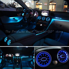 Luz ambiente LED ventilação de ar 64 cores para Mercedes Benz classe C W205 GLC X253 , usado comprar usado  Enviando para Brazil