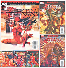 Lote de 6 libros ELEKTRA #1-2-3-4 (2001) Marvel Knights Elektra Dark Reign #1-2 (2009) segunda mano  Embacar hacia Argentina