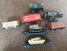 Hornby Train Set 00 Gauge Goods Carriages Wagons X8 Tank Transporter  and Loco for sale  Shipping to South Africa