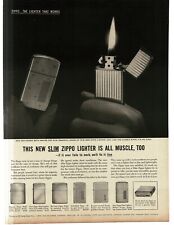 Isqueiros Zippo Slim 1959 6 estilos anúncio com estampa vintage comprar usado  Enviando para Brazil
