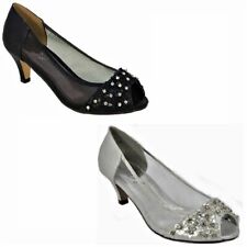 Sapatos femininos salto baixo corte conforto trabalho escritório casamento formal tamanho novo, usado comprar usado  Enviando para Brazil