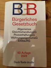 Bürgerliches gesetzbuch tasch gebraucht kaufen  Ober-Ramstadt