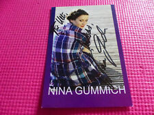 Nina gummich autograph for sale  Shipping to Ireland
