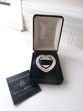 Hallmarked silver heart for sale  CHELMSFORD