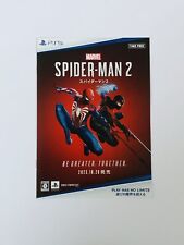 Spider-Man 2 PSP Game Flyer mini folheto de jogo JAPÃO comprar usado  Enviando para Brazil