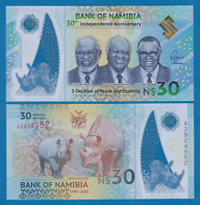 Namibia 30 dolarów P 18 UNC 2020 Pamiątkowy polimer na sprzedaż  Wysyłka do Poland