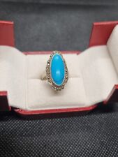 Bague marquise turquoise d'occasion  Nice-