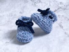 Baby booties blue for sale  BROMLEY