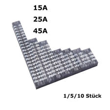 Zweireihige Schraube Klemmenblock Klemme Barriere Leiste 600V 3-12P 15-45A, usado comprar usado  Enviando para Brazil