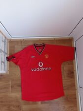 Camiseta deportiva de fútbol americano Umbro del Manchester United 2000 2001 2002 talla XL segunda mano  Embacar hacia Argentina