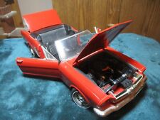 ERTL 1964 1/2 Ford Mustang 289 convertible enorme escala 1/12 diecast en rojo, usado segunda mano  Embacar hacia Mexico