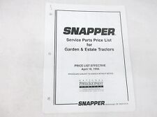 Snapper parts price d'occasion  Expédié en Belgium