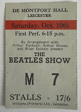 Beatles concert ticket for sale  LONDON