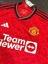 Camisa de futebol Adidas Manchester United Match Player edição 23/24 casa M com etiqueta P, usado comprar usado  Enviando para Brazil