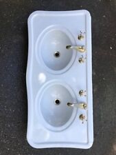 Bathroom double basin for sale  DEVIZES