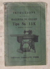 Istruzioni macchina cucire usato  Italia