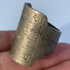 Raro genuíno antigo soldado bizantino romano artefato anel octógono arena comprar usado  Enviando para Brazil