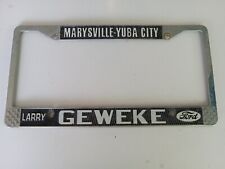 ford license plate frame for sale  Oroville
