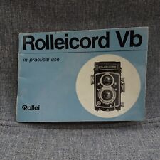 Rolleicord camera instruction for sale  SHEFFIELD