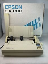 Usado, Impresora matriz de puntos continua de carga superior Epson LX-800 P70RA vintage funciona segunda mano  Embacar hacia Argentina