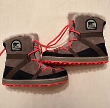 Used, MINT Sorel Women’s Glacy Explorer Shortie Suede Waterproof Boots Size 11 Brown for sale  Shipping to South Africa