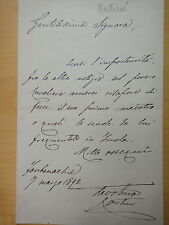 1897 autografo giuseppe usato  Imola