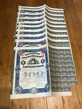 10 x BANCO HIPOTECARIO DE CREDITO TERRITORAIL MEXICANO 1911 ? comprar usado  Enviando para Brazil