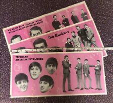 The Beatles poster Romeo / Cherie UK 1963 + 2 more = giant Cliff Richard on back comprar usado  Enviando para Brazil