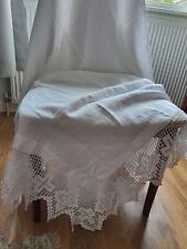 White cotton linen for sale  HULL