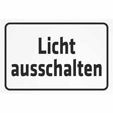 Schild licht ausschalten gebraucht kaufen  Deutschland