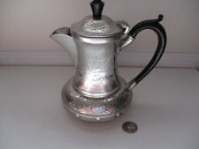 Vintage Craftsman Hand Hammered Pewter Sheffield England Tea Coffee Pot for sale  Hightstown