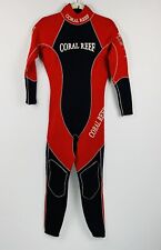 Used, Coral Reef Men’s Long Sleeve Wetsuit Red/black Sz M/L Fit (5'9"-5'11" ) EUC for sale  Shipping to South Africa