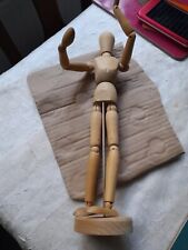 Manichino artista in legno Mannikin buono per fare bambola se aggiungi vestito, viso, capelli, usato usato  Spedire a Italy
