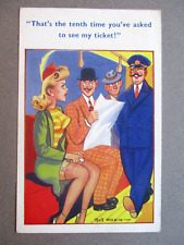 Saucy postcard girl for sale  NORWICH