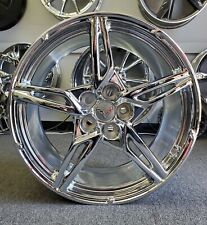 chrome wheels corvette stock for sale  San Fernando