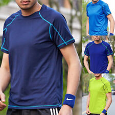 Camisa de natação masculina UPF 50+ UV proteção solar proteção contra erupções cutâneas atlética camisa de corrida comprar usado  Enviando para Brazil