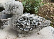 Estátua de jardim de pato cimento pátina envelhecida rara vintage comprar usado  Enviando para Brazil