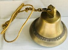 Large Vintage Bells Old Scotch Whisky Large Brass Advertising Bell for sale  Shipping to South Africa