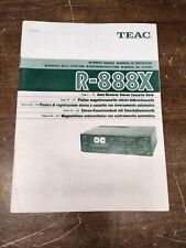 Teac 888x owner for sale  Haslet