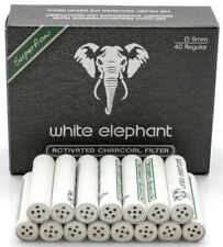 Caixa De 40 Elefante Branco 9mm Tubo de carvão ativado & Ryo Filtros De Cigarro - 3406 comprar usado  Enviando para Brazil