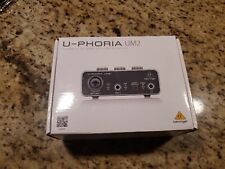 Behringer U-PHORIA UM2 USB 2x2 Audio Interface UM-2 XENYX Mic Preamp . for sale  Shipping to South Africa