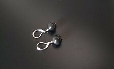 Black obsidian earrings for sale  IPSWICH