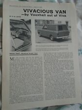 Vauxhall viva van for sale  KINGS LANGLEY